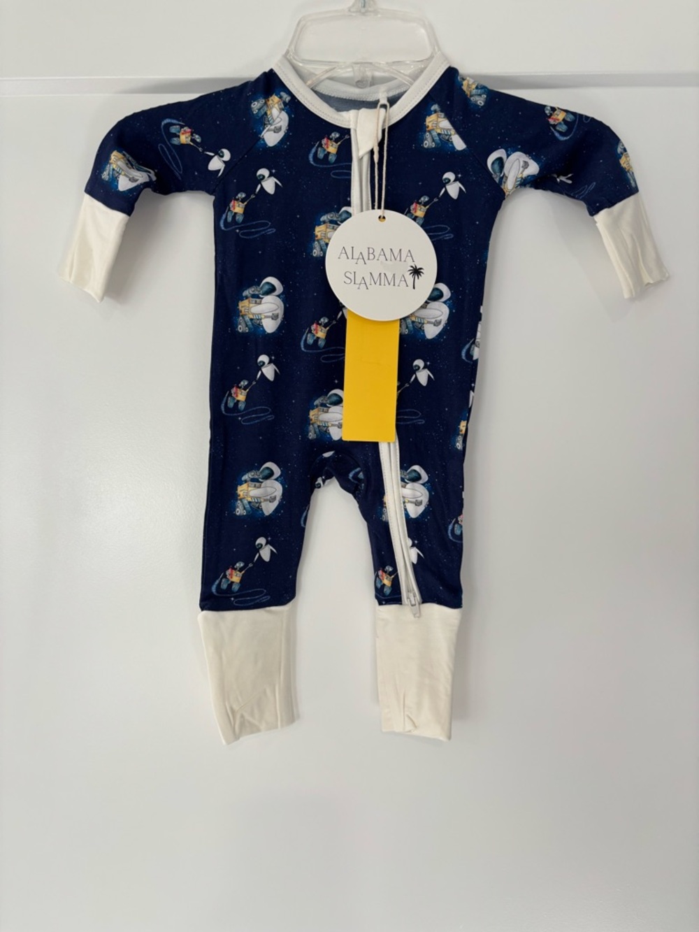 Alabama Slamma Disney Walle Bamboo Zippy Pajama Newborn New